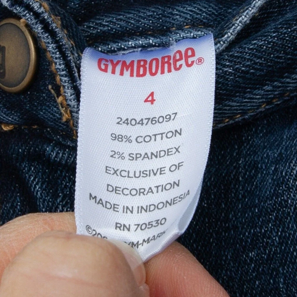 Gymboree Winter Snowflake Embroidered Bootcut Jeans Size‎ 4
